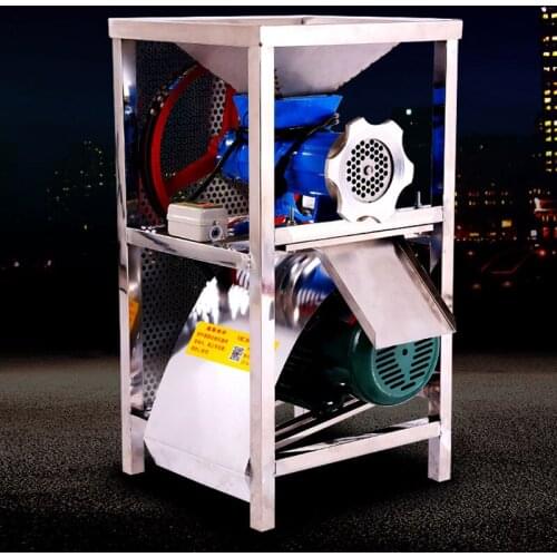 Electric meat grinder Fission minced chicken shelf Broken bones machine Grind pepper Enema 2.2 KW motor Single belt