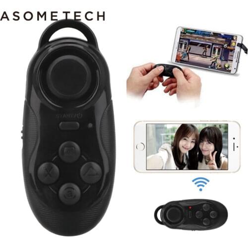 Mini Gamepad Bluetooth Game Controller Joystick Wireless Selfie Remote Shutter Camera Mouse For IOS Android Smartphone TV BOX PC