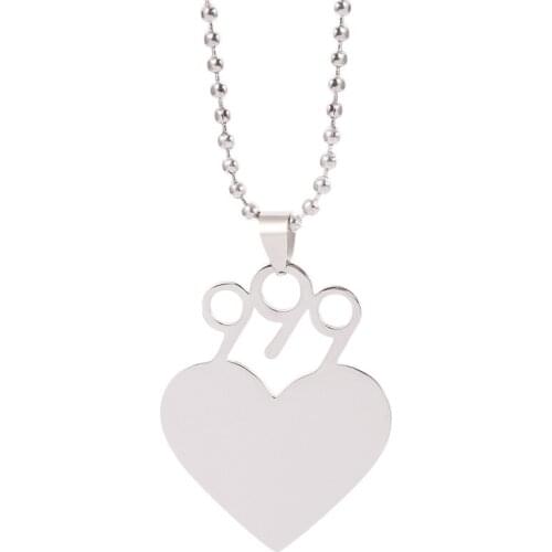 Hip-hop heart 999 Rap Singer Juice WRLD Pendant Necklace Round Bead Chain Rock Rapper Collar Jewelry Bar Nightclub For Fans