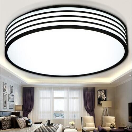 Round Ceiling Lights bedroom fixtures lighting living lamp decoration light plafond lamp Simple 110-220V 50/60CM