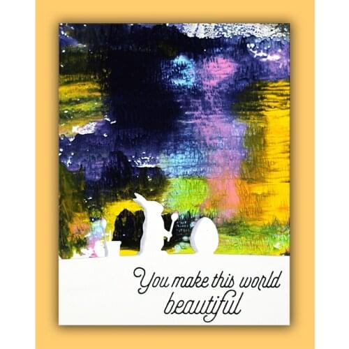 Rabbit Painting Egg Metal Cutting Dies for DIY Scrapbooking Photo Album Embossing Paper Cards Crafts Stencil New 2019