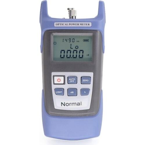 Handheld High Quality -70~+10dBm and -50+26dBm Fiber Optic Power Meter Wavelength 800-1700nm Optical Power Meter tester