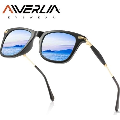 AIVERLIA Polarized Sunglasses Men Women Sunglasses Driving Square Style Sun Glasses Male Goggle Coating Lens UV400 Gafas De Sol