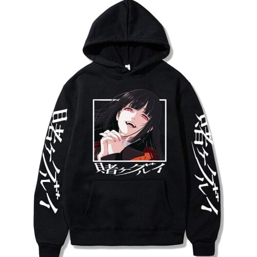 Anime Kakegurui Hoodie Harajuku Streetwear Hoody Female Casual Cloth