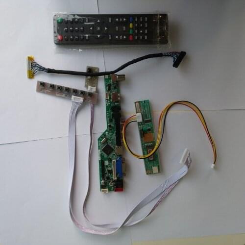 TV LED AV VGA HDMI LCD RF Controller Board kit For LTN156AT01 1366×768 15.6" Monitor Screen 30pin panel