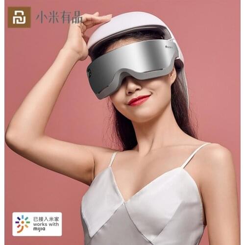 Smart Massage Helmet Head Eye Neck 3in1 Automatic Massage Voice Control Bluetooth Music Relieve Stress Helmet from Xiaomi Youpin