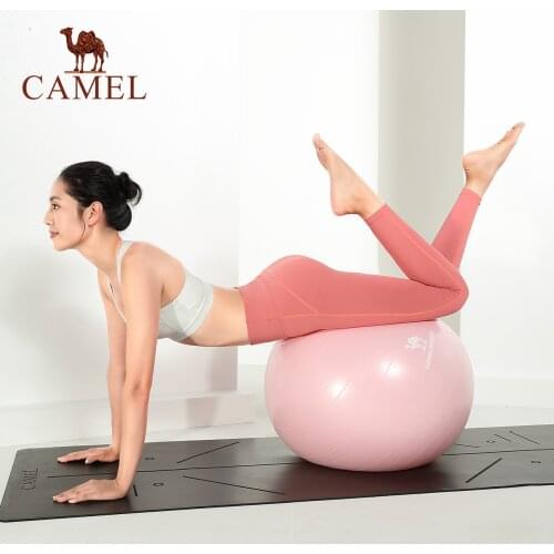CAMEL Yoga Balls Indoor Thickened Explosion-proof Fitness Ball For Beginners Elastic Sports Yoga Ball Women Children Female