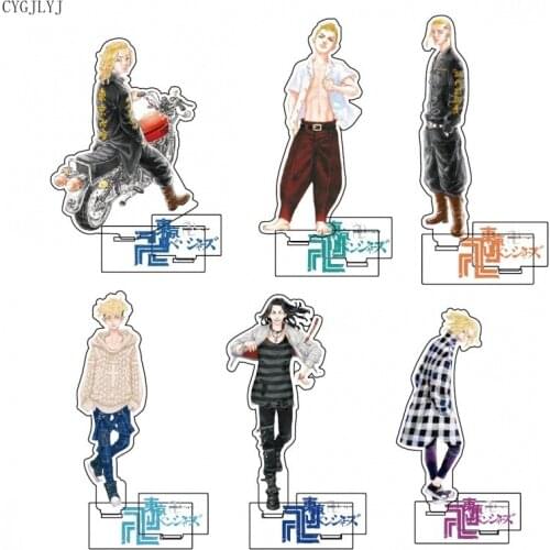 Japan Anime Tokyo Revengers Figure Acrylic Stand Manjiro Ken Takemichi Hinata Atsushi Model Plate For Fans Gifts Cosplay Props