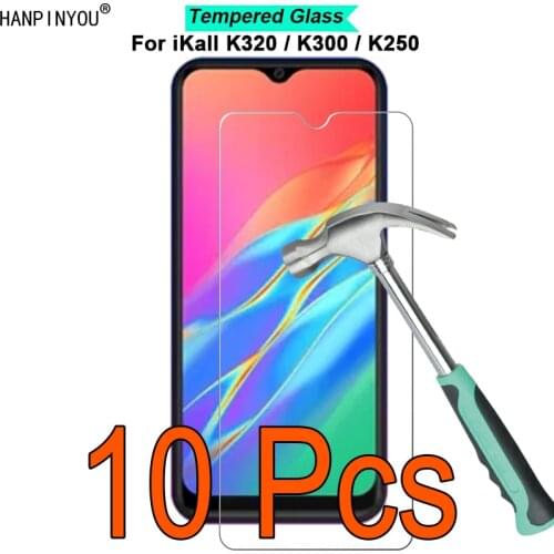 10 Pcs/Lot For iKall I Kall K320 / K300 / K250 6.53" 9H Hardness 2.5D Toughened Tempered Glass Film Screen Protector Guard