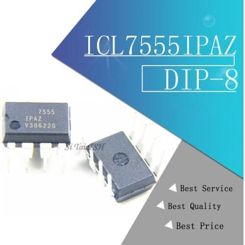 1PCS/lot IC integrated circuit chip ICL7555IPAZ ICM7555 7555 DIP8 general-purpose timer new original