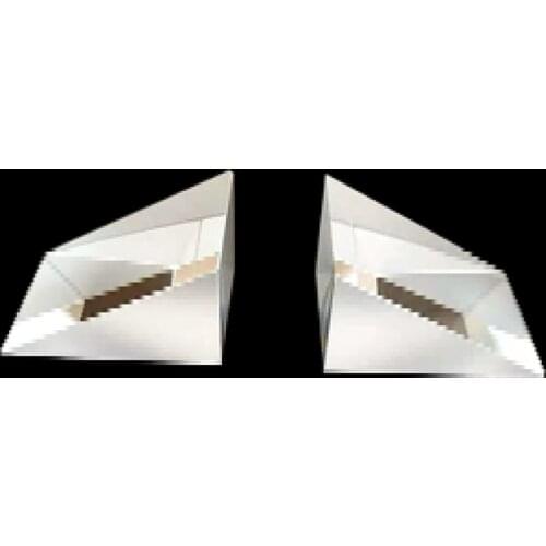 3pcs 19*33*26mm K9 Optical Glass 30 60 90 Right Angle Triangular Prism Transparent