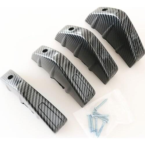 4pc Universal Car rear bumper cast shark spoiler for Honda CRV Accord Odeysey Crosstour FIT Jazz City Civic JADE Crider Spirior