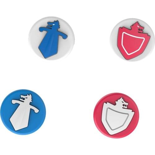 4Pcs/Pack Removable Silicone Analog Thumb Shield Stick Button Grip Caps for Nintend Switch Lite & NS Controller Gamepad Cover