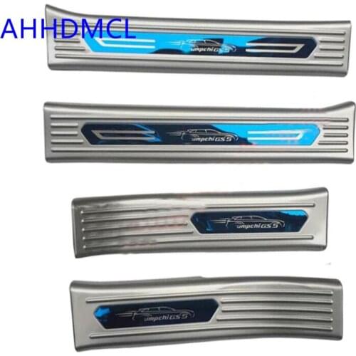 Car Welcome Pedal Threshold Strip Door Sill Strip For Trumpchi GS5 2019 2020
