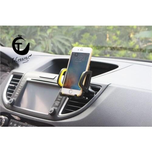 New Car Phone Holder 360-Degree Rotation Multi-Function Common to Instrument Panel Air Conditioner Outlet and CD Port Universal