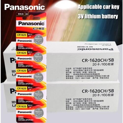 200pcs Panasonic Original Product cr1620 Button Cell Batteries For Watch 3V Lithium Battery CR 1620 Remote Control Calculator