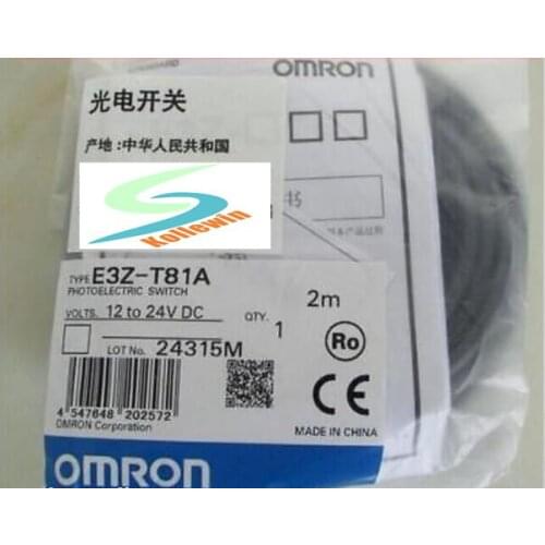 E3Z-T81A Photoelectric switch 2M 12-24VDC , E3ZT81A