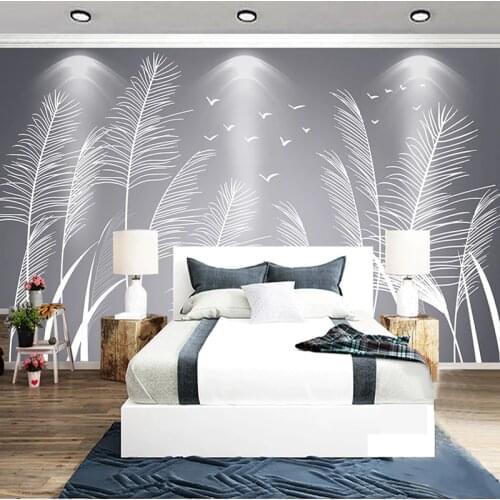 Home Decor 3 d wallpapers murals nature reeds photo wallpaper for living room bedroom tv sofa background paper mural