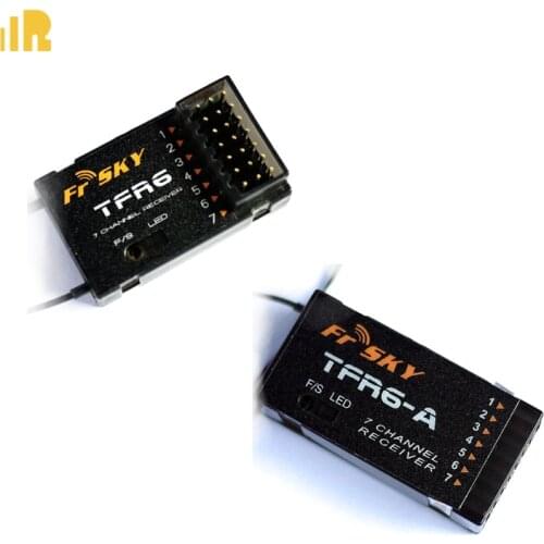 FrSky TFR6/ TFR6-A FCC 2.4GHz 7CHANNEL Receiver For RC Quadcopter Multicopter Part Compatible with FUTABA FASST 14SG