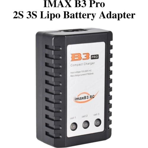 Hot IMAX B3 Pro RC Compact Charger AC 2S 3S Lipo Battery Adapter 7.4V 11.1V Fast Balance Charger + US Power Supply