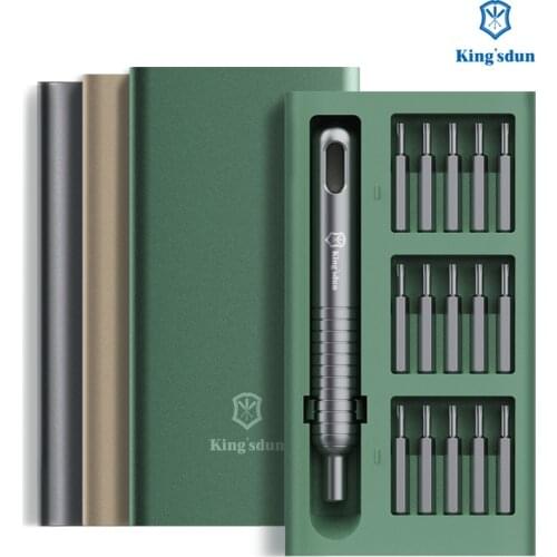 KINGSDUN 31in1 Screwdriver Set Precision Magnetic Screw Driver Torx Hex Bit Handle Mobile Phone Screwdrive Repair Hand Tool kit