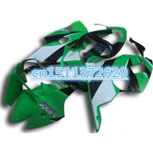 Motorcycle Fairing kit for KAWASAKI Ninja ZX6R 00 01 02 ZX 6R 636 2000 2001 2002 Green white black ABS Fairings set-Dor D