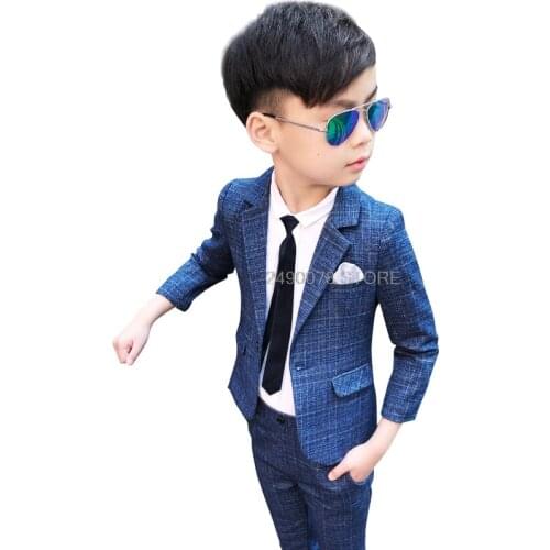 Boys Suit For Weddings Kids Enfant Garcon Mariage Suit Children Formal Blazer + Pants Tie 3Pcs Tuxedo Dress Clothing Set