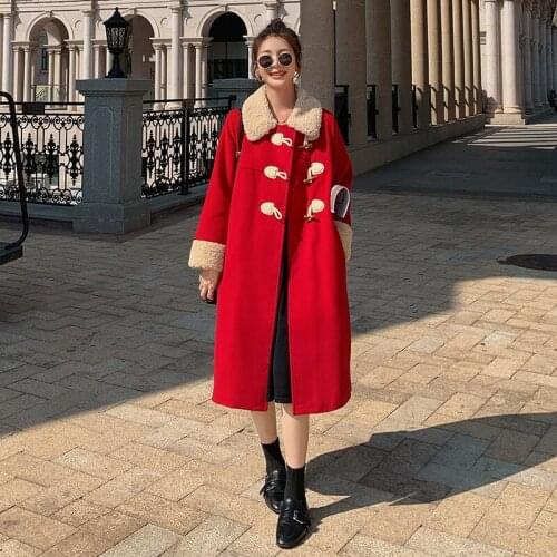 KUANGNAN Women's Big Coats