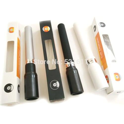 Xmlivet 2016 New Dual-purpose Plastic cue extensions for Billiard and Snooker cue sticks black and white cue extenders China
