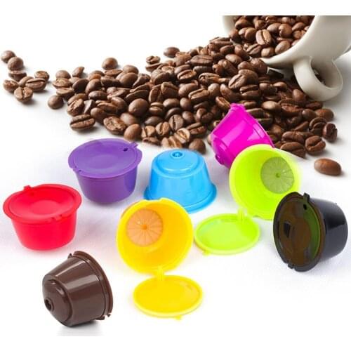 1-100PC Coffee Machine Reusable Capsule Coffee Cup Filter For Nescafe Refillable Coffee Cup Holder Pod Strainer Coffee Utensils