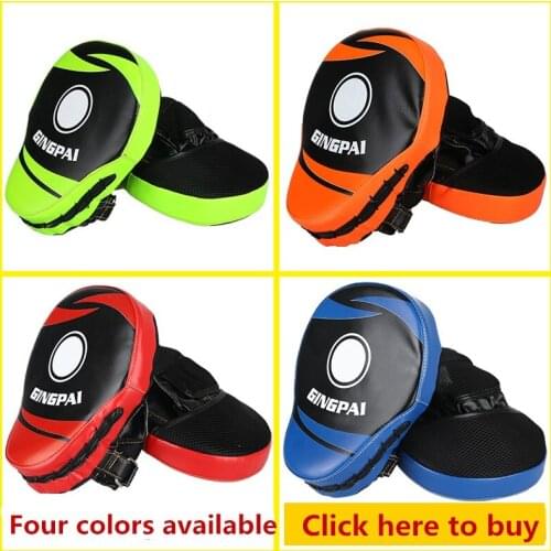 1pc Colorful Boxing Gloves Pads Thai Kick Pads Hand Target Hand Kicking Pad Muay for Thai Training Gear Sparring Boxing Bags