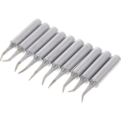 10Pcs Solder Soldering iron tip 900M-T-SI Lead Free Saike 936 852d+ 909D Solder Iron Tips