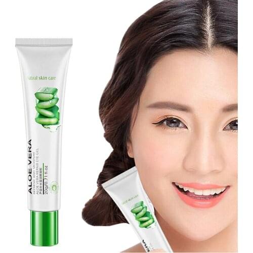 20g Aloe Vera Hydrating Eye Moisturizing Gel Ease Black Rim of The eye Dark Heavy Eye Bags Protect Subtle Gentle Eye Care