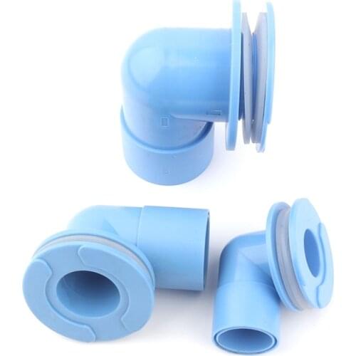 3pcs/lot 32 40 50mm Aquarium Fish Tank Square Seafood Pool Forced Drainage Joint Wastewater Discharge 90 Degree Elbow Connector
