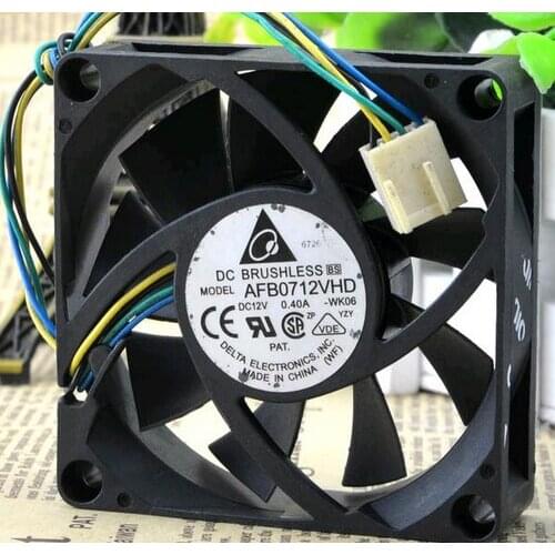 AFB0712VHD 7020 12V 0.40A 7CM 4wire new original