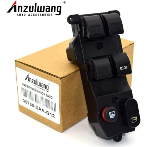 ANZULWANG With automatic window lifting switch For Honda Fit Jazz 2003-2008 35750-SAA-G12-M1 35750-SAA-G12