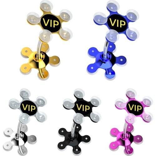 Flower Sucker Cell Phone Stand 360 Degree Rotatable Car Magic Suction Cup Holder Unique Flower Design Delicate and Beautiful