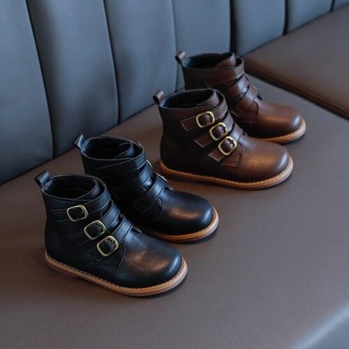 CINESSD Children's Leather Shoes