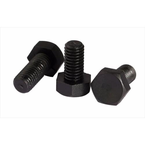 DIN933 Nylon external hex bolts hex screws Black M3 M4 M5 M6 M8 M10 M12 Plastic screws insulation PA66 GB5783