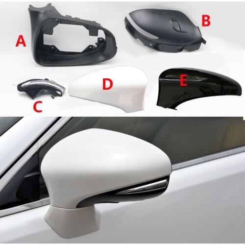 For Lexus ES200 ES250 ES300H ES350 IS350 IS250 CT200H Car Wing Door Side Mirror Cover Light Frame Rearview Mirror Lower Cover