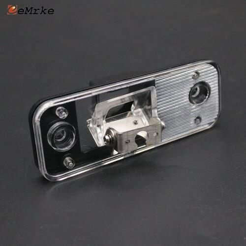 EEMRKE Car DVR Rearview Camera Bracket Adjustment Angle License Plate Lamp Housing for Hyundai Santa Fe (CM) 2006 to 2012