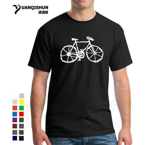 Funny Design Cycl Bicycle Printed T Shirts Fashion 16 Colors Casual Men Round Collar Short Sleeve T-shirt Unisex Tops Tees 3XL