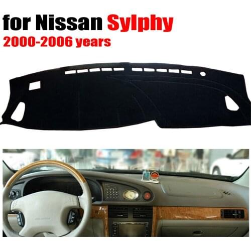 Car dashboard cover mat for Nissan Sylphy 2000 to 2006 years Left hand drive dashmat pad dash covers auto dashboard accessories