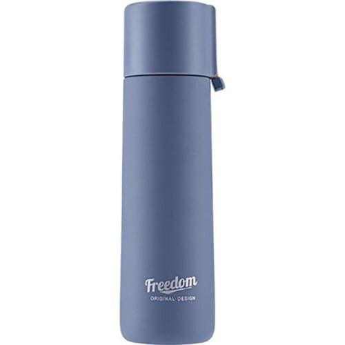 Creative Simple Thermos Bottle Students Fresh Coffee Mug Thermos Water Bottle With Time Thermos For Food With Containers 50T078