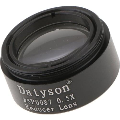 0.5x Barlow Lens 0.5X Focal Reducer Metal with M28*0.6 Thread for 1.25