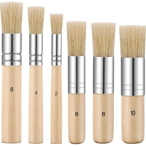 Macroupta Brushes With Wooden Handle