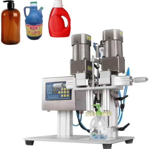 Duckbill Bottle Capping Machine Pneumatic Semiautomatic Laundry Liquid Lid Capping Machine Print Head Cover Capping Machine