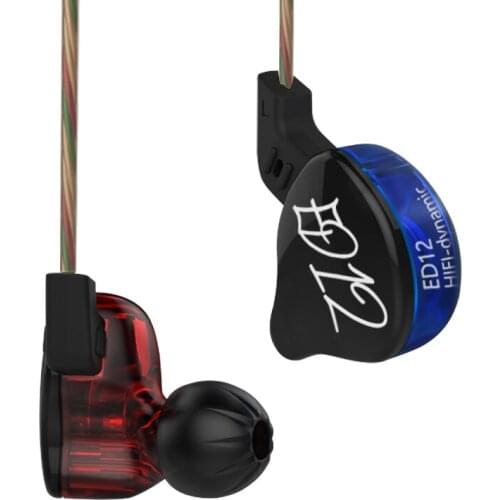 Original KZ ED12 In Ear Earphone Stereo Running Sport Earphone Noise Cancelling HIFI Bss Monito Earphone Headset