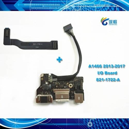 Original I/O USB Audio DC-IN Jack Board Cable Flex 820-3455-A 821-1722-A for Apple Macbook Air 13.3" Power Board A1466 2013-2017