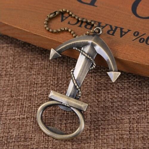 Anchor Shaped Beer Bottle Opener Creative Gift for Wedding Birthday Wine Opener Cooking Tools 50pcs/lot